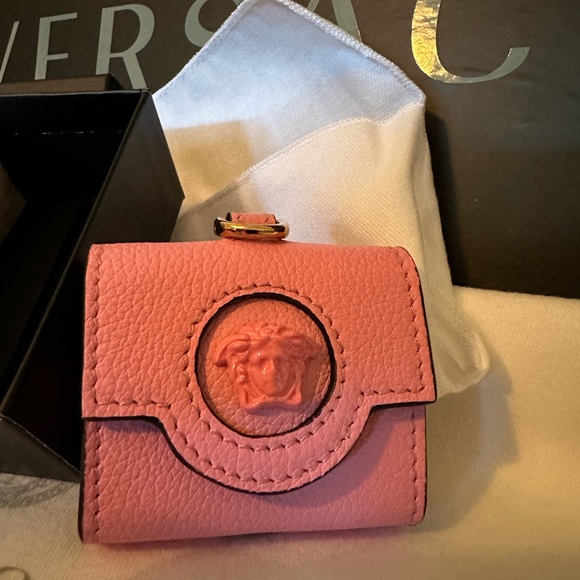 Versace Pink La Medusa Air Pods case NEW (AUTHENTIC) - Picture 10 of 10
